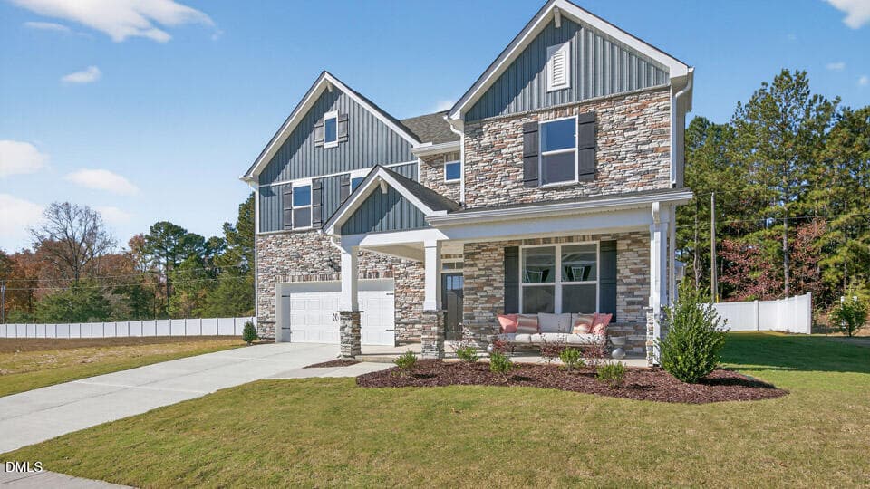 swift-creek-farm-hartwell-model-2-002 - 354 Swift Creek Farm Lane, Clayton, NC 27520, Clayton