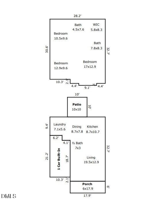 Floor plan - 212 Haywards Lane, Mebane, NC 27302