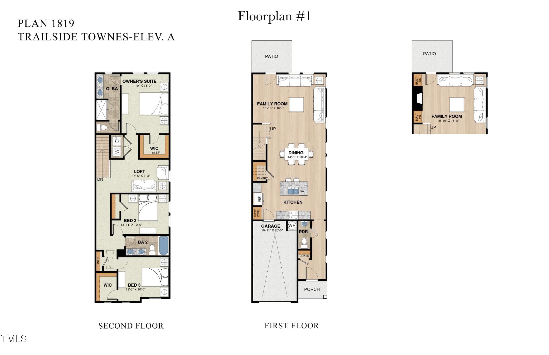 8 - Elev. A Floor Plan - 935 Selby Avenue, Durham, NC 27713, Durham