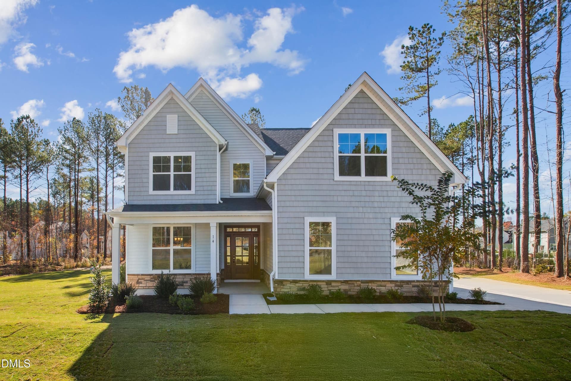 Fontana - BTS 66 - exterior-front elevat - 544 Saul Meadow Drive, Zebulon, NC 27597
