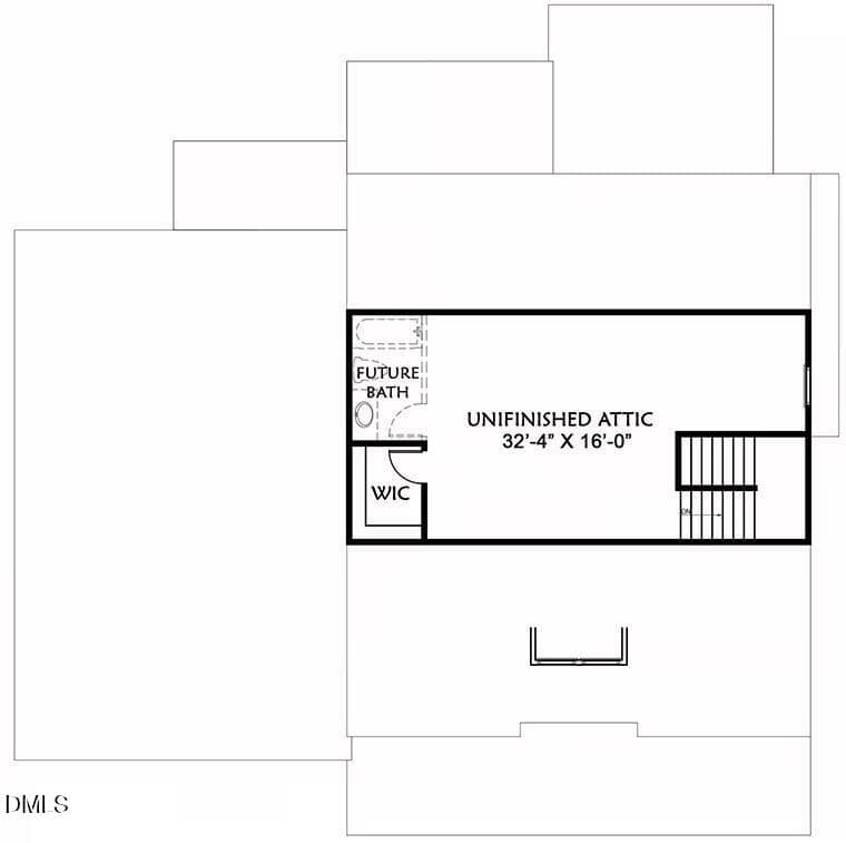 Floor plan 3rd floor - 119 Rivers Retreat Road, Colerain, NC 27924