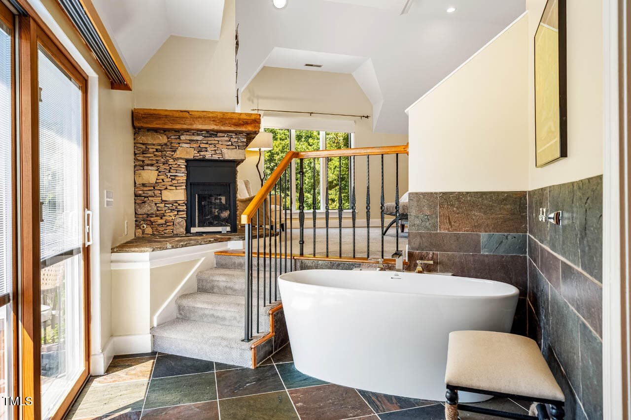 Primary Spa Bath - 1021 Parchemin Trail, Chapel Hill, NC 27516