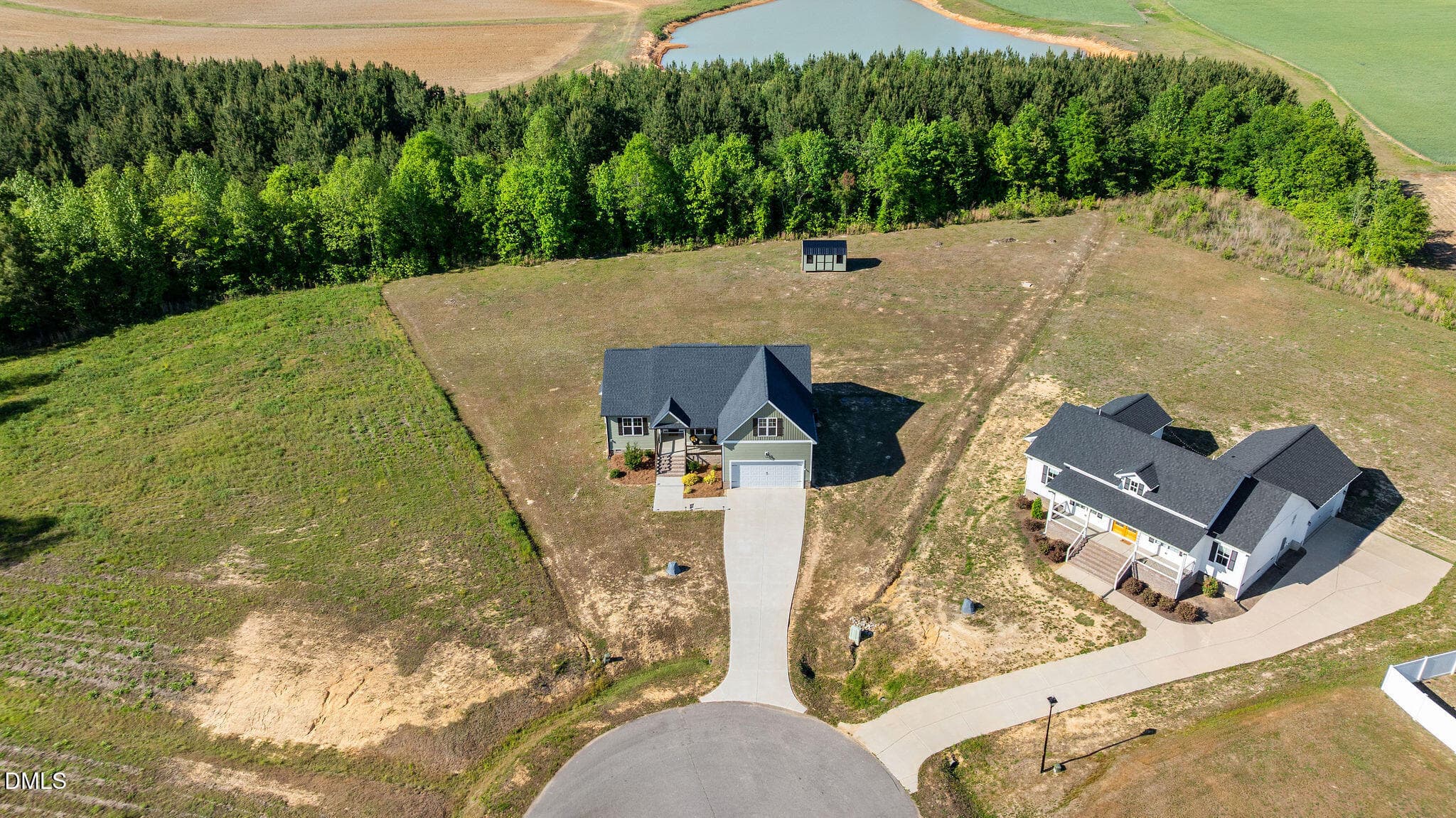 4-Aerial View - 9001 Fox Trot Circle, Middlesex, NC 27557