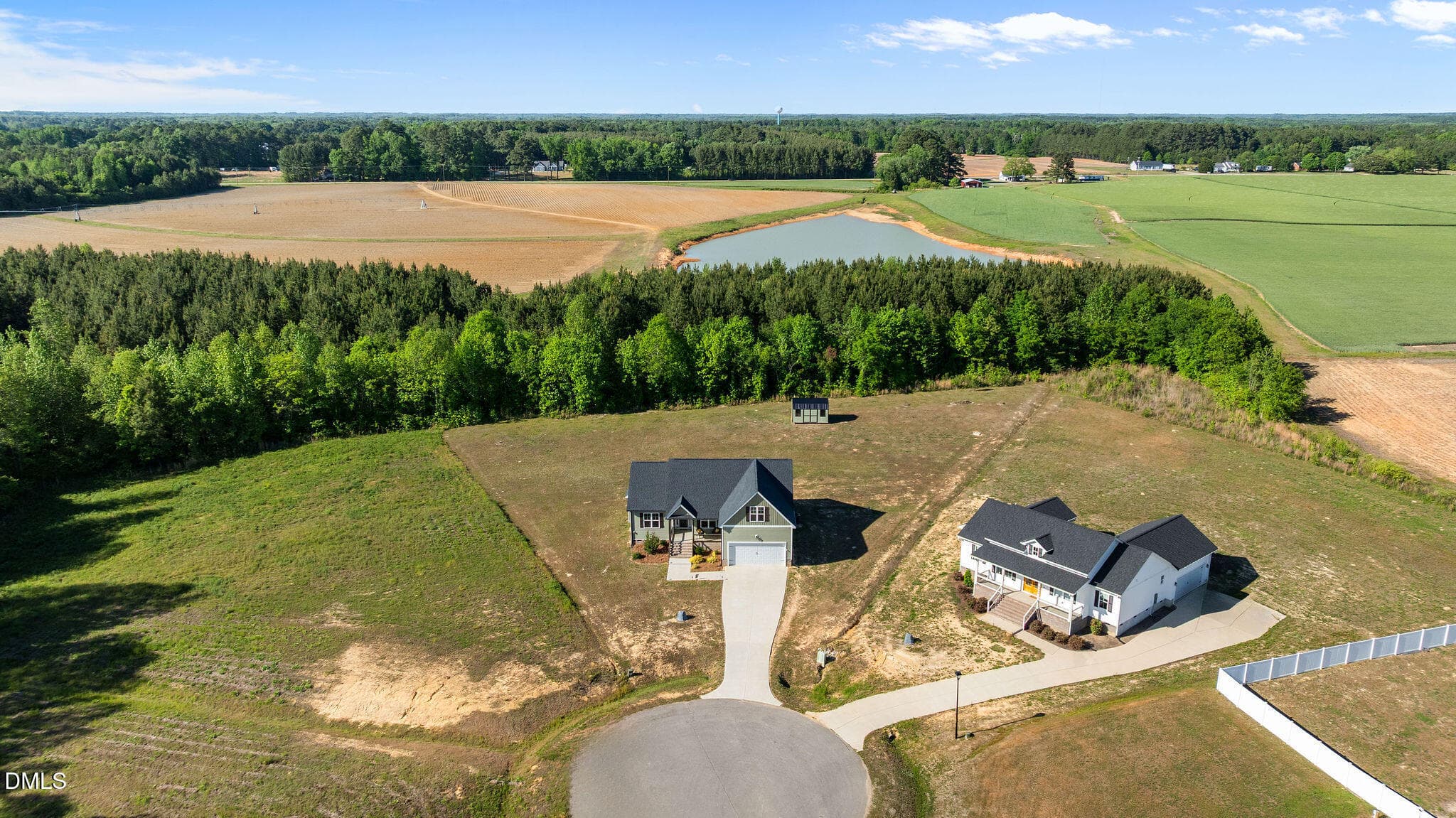 28-Front Aerial - 9001 Fox Trot Circle, Middlesex, NC 27557