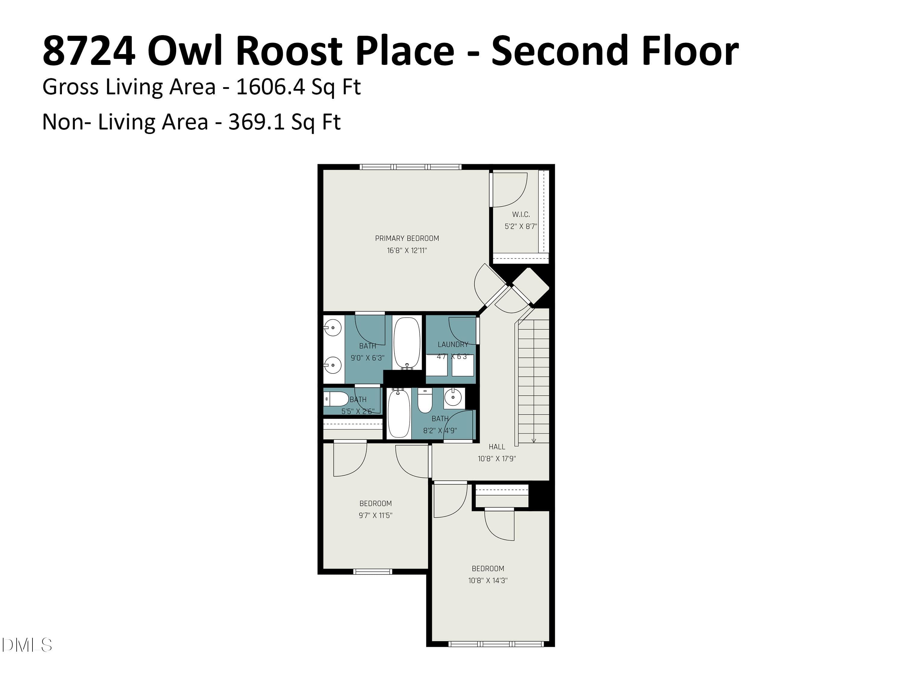 8724_owl_roost_place_-_second_floor_245 - 8724 Owl Roost Place, Raleigh, NC 27617, Raleigh