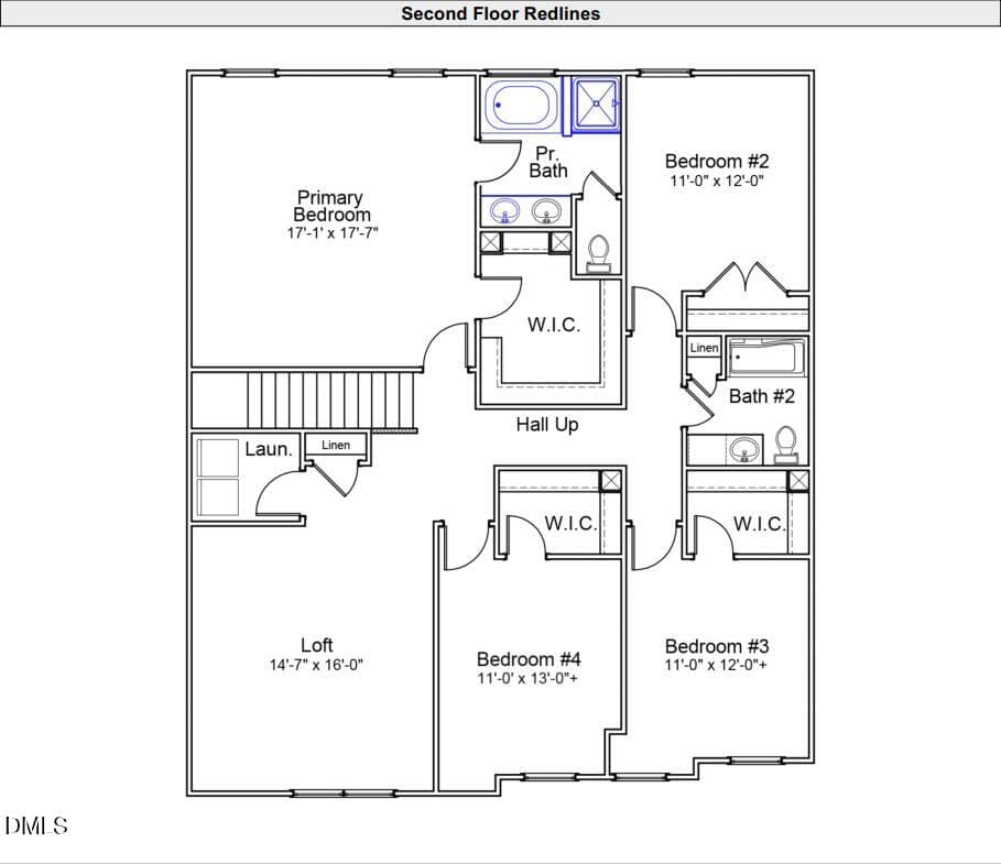 2nd floor plan llp50 - 304 Thomas Trail 50, Lillington, NC 27546