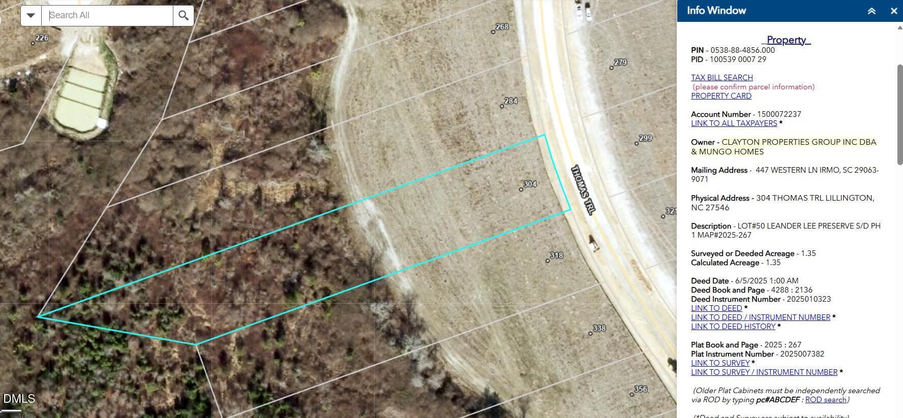 Screenshot 2026-04-25 141824 - 304 Thomas Trail 50, Lillington, NC 27546
