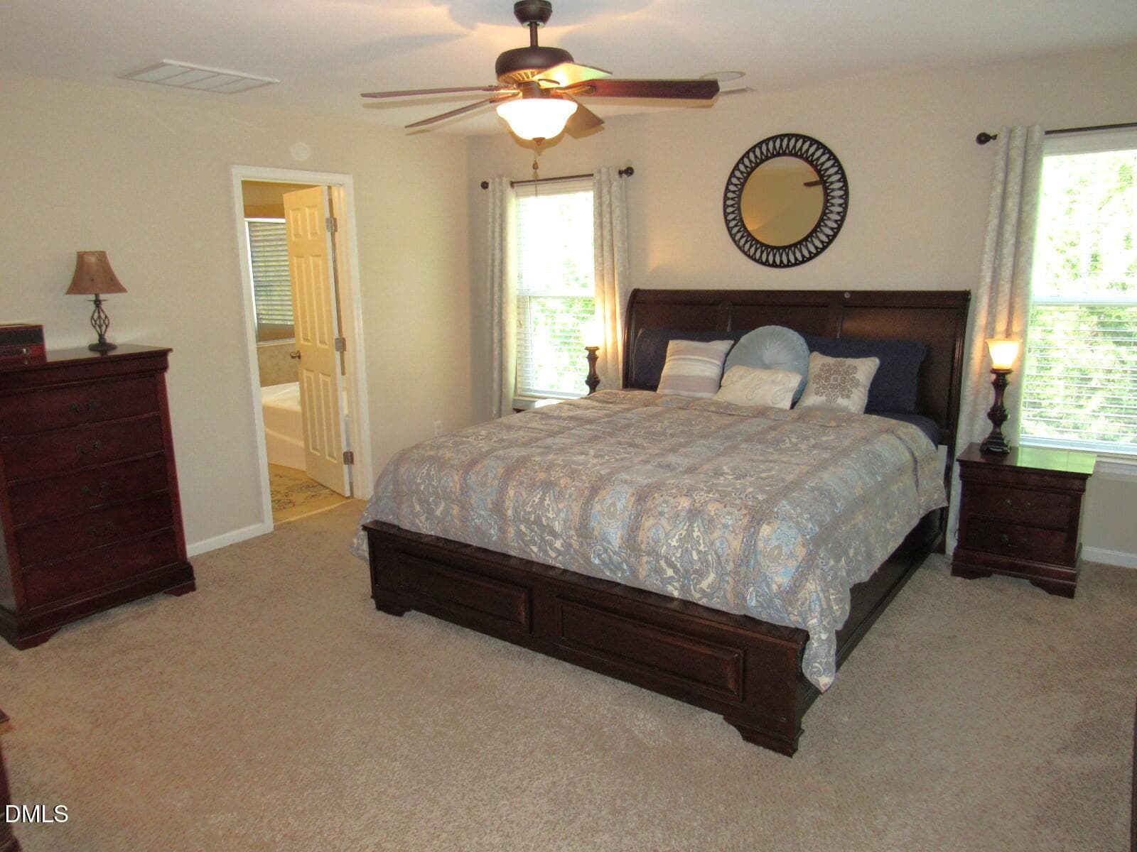 Primary bedroom - 724 Forrest Lane, Creedmoor, NC 27522