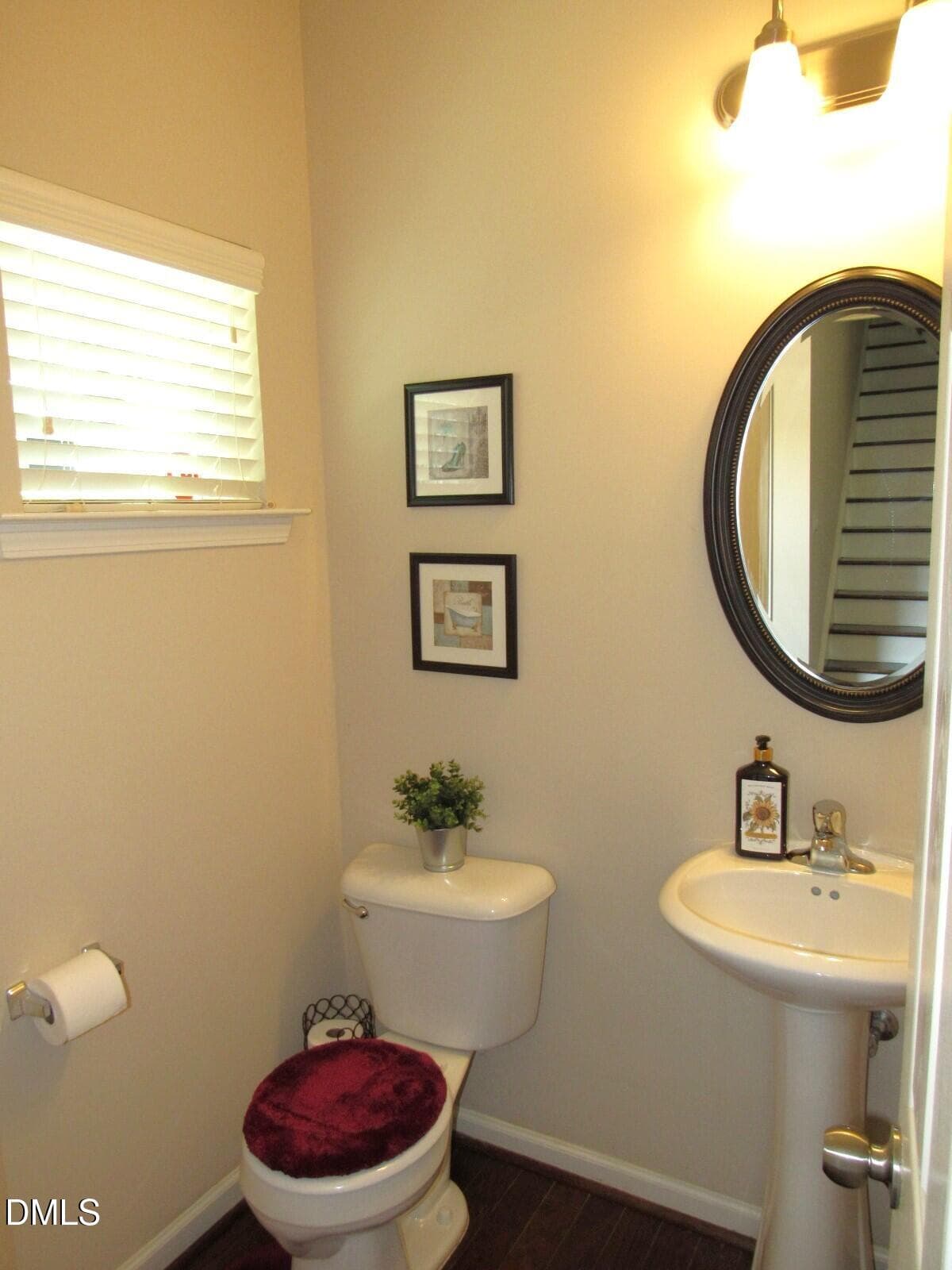 Powder room - 724 Forrest Lane, Creedmoor, NC 27522