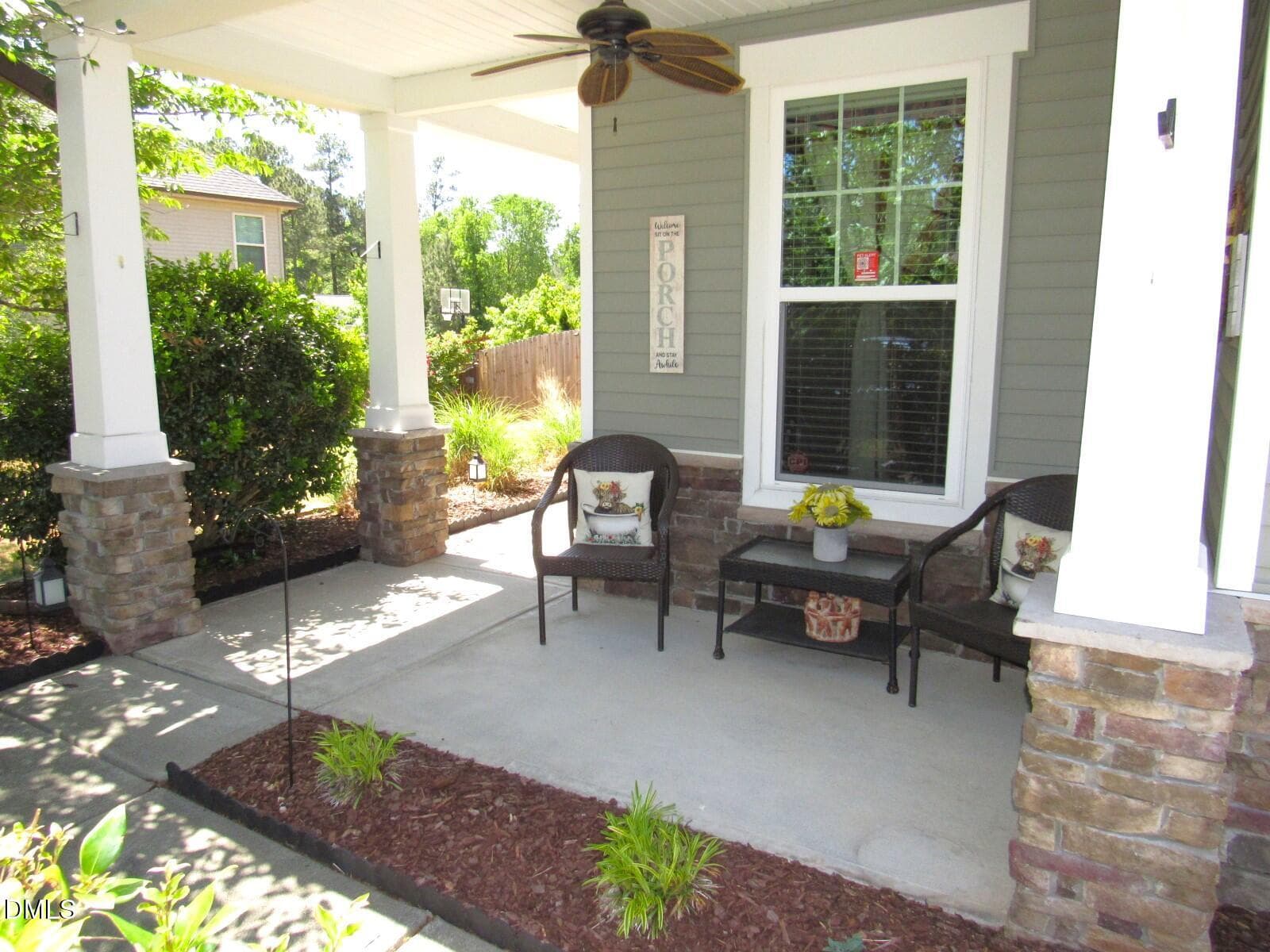 Front porch - 724 Forrest Lane, Creedmoor, NC 27522