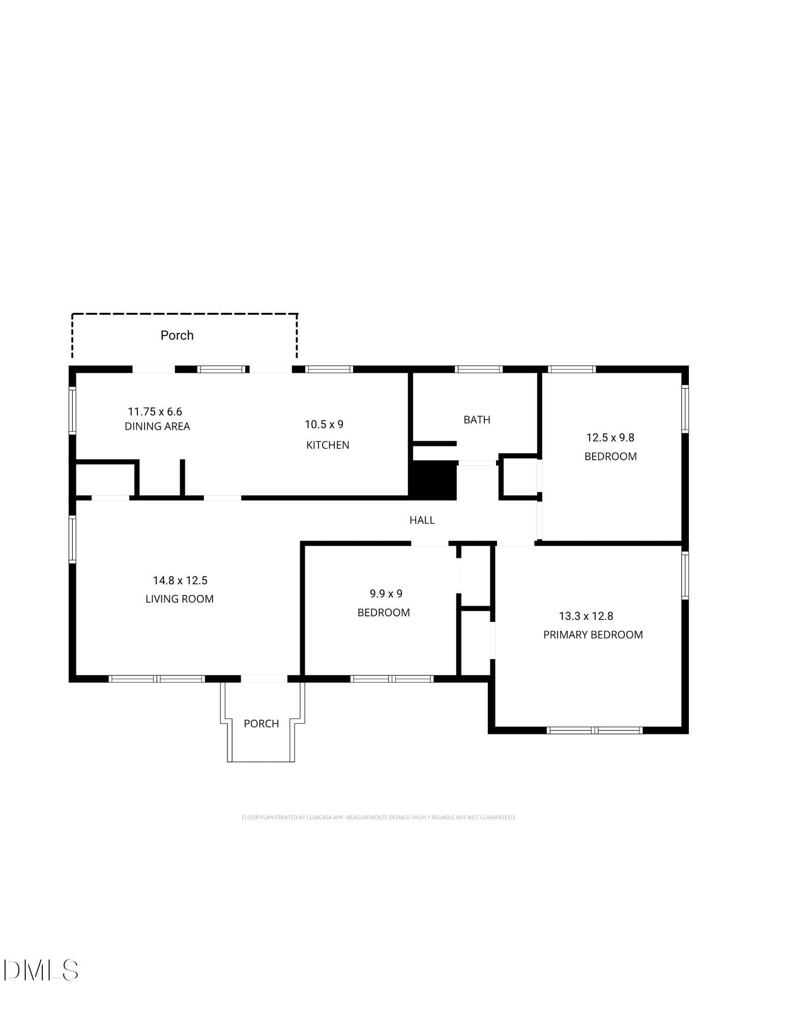 Floor Plan for Calloway - 516 Calloway Drive, Raleigh, NC 27610, Raleigh