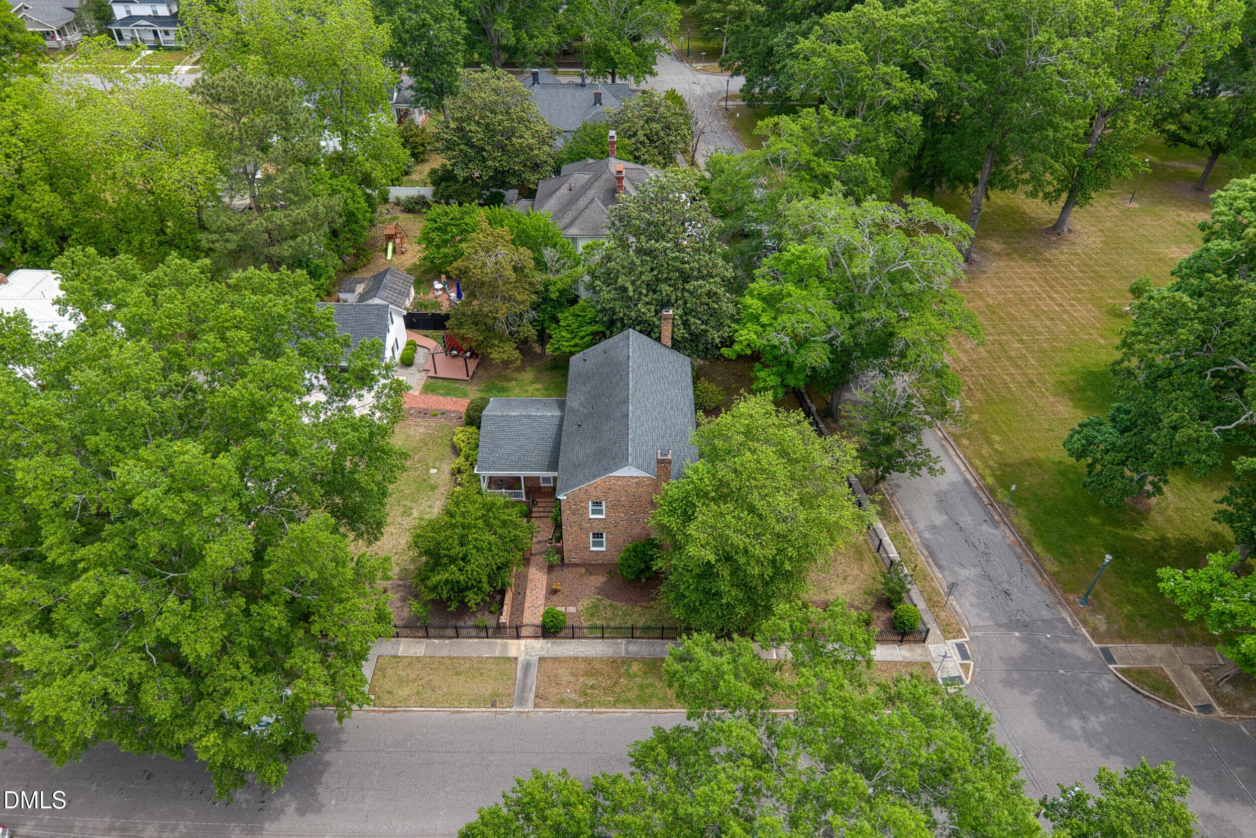 Aerial View - 200 E Park Avenue, Tarboro, NC 27886