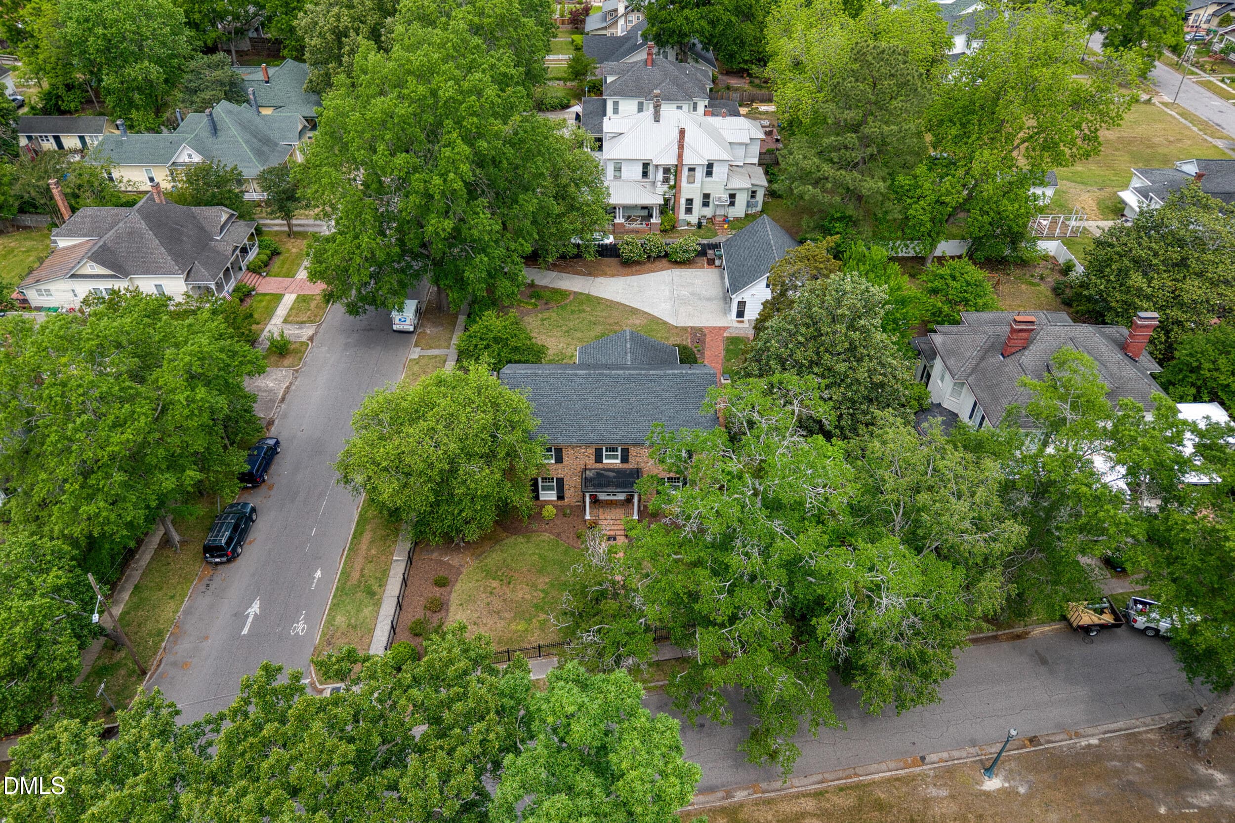 Aerial View - 200 E Park Avenue, Tarboro, NC 27886