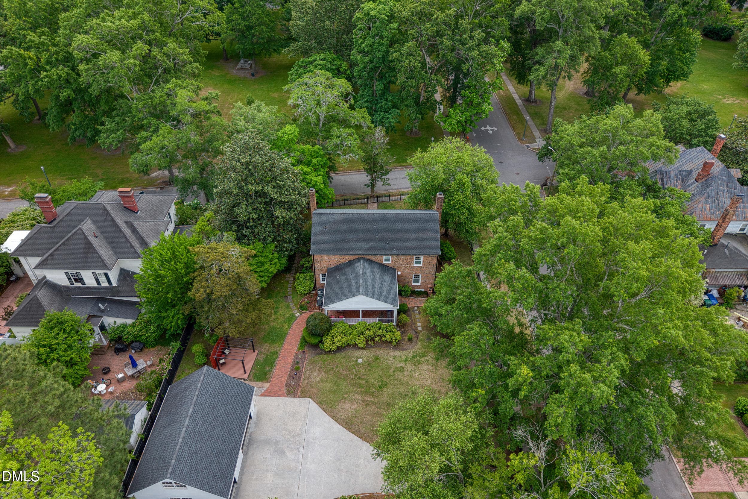Aerial View - 200 E Park Avenue, Tarboro, NC 27886