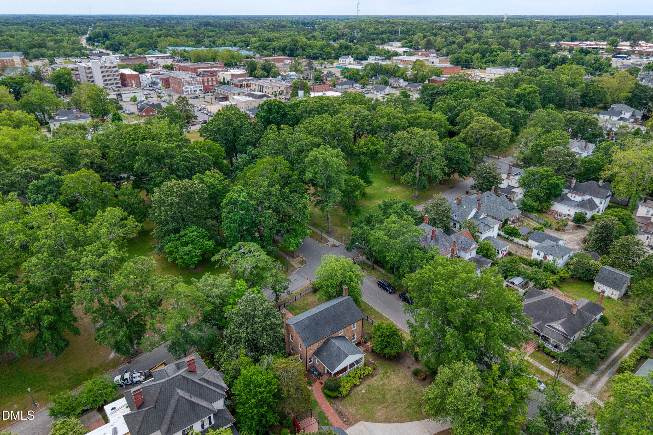 Aerial View - 200 E Park Avenue, Tarboro, NC 27886