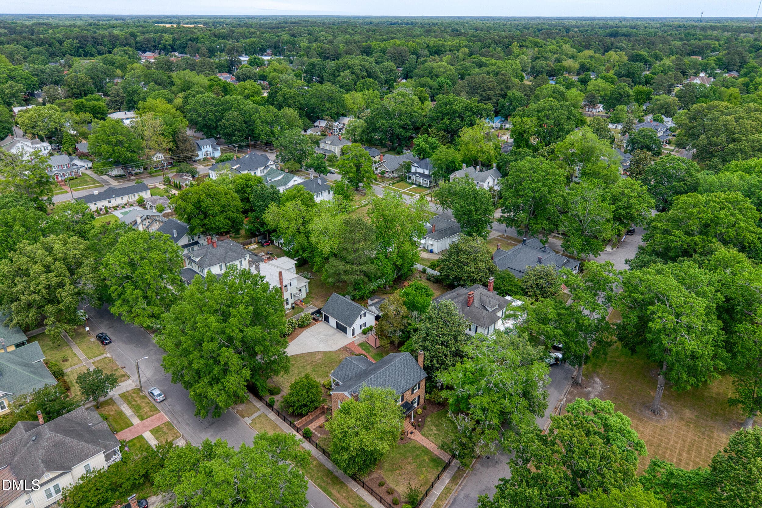 Aerial View - 200 E Park Avenue, Tarboro, NC 27886