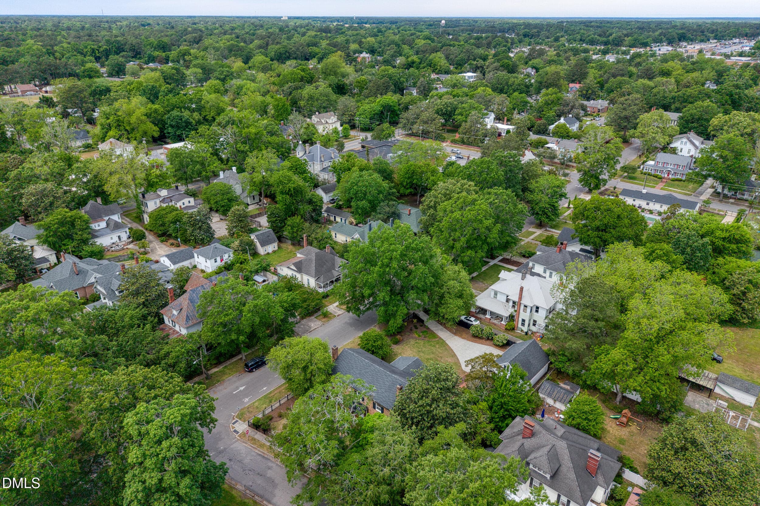 Aerial View - 200 E Park Avenue, Tarboro, NC 27886