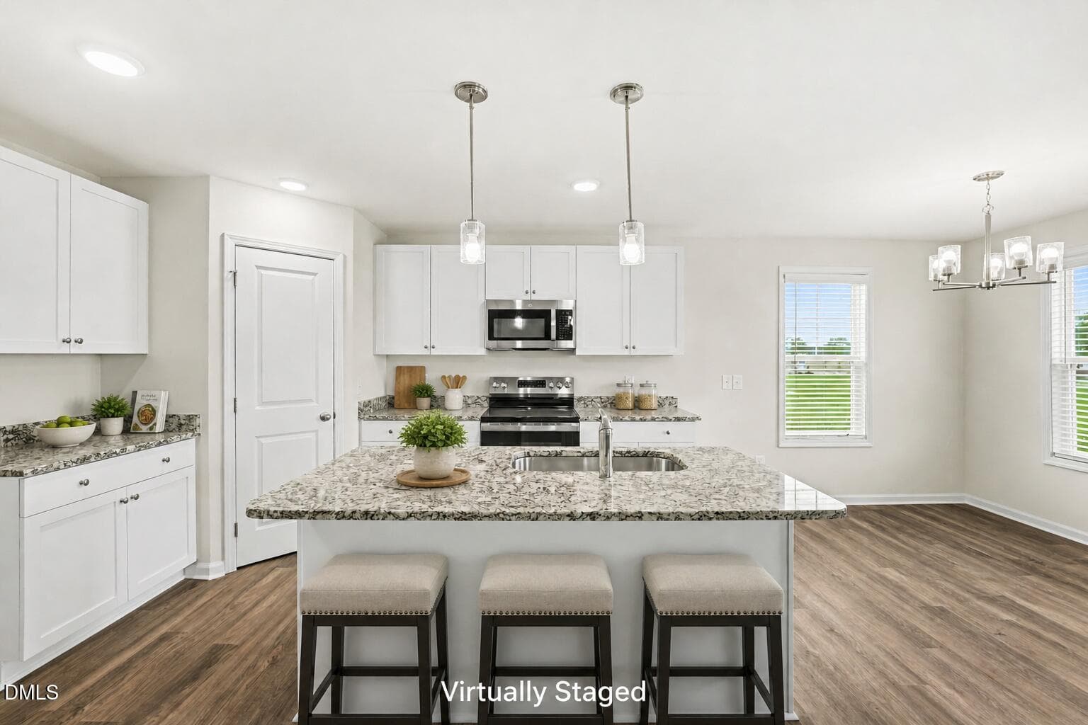 Virtually Staged kitchen - 35 Littlefield Lane (lot 29), La Grange, NC 28551