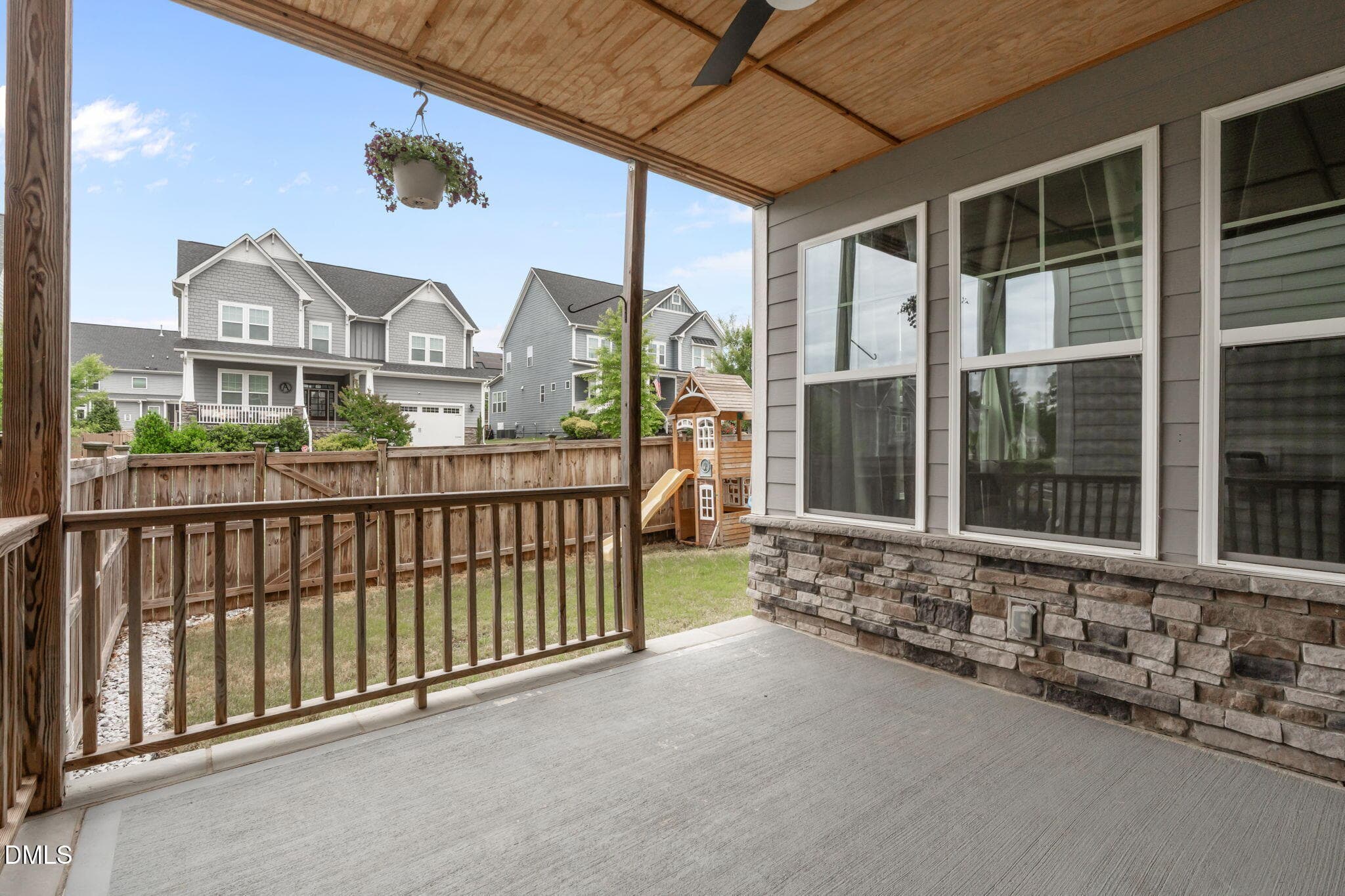 Covered Back Porch - 108 Tree Hill Lane, Holly Springs, NC 27540