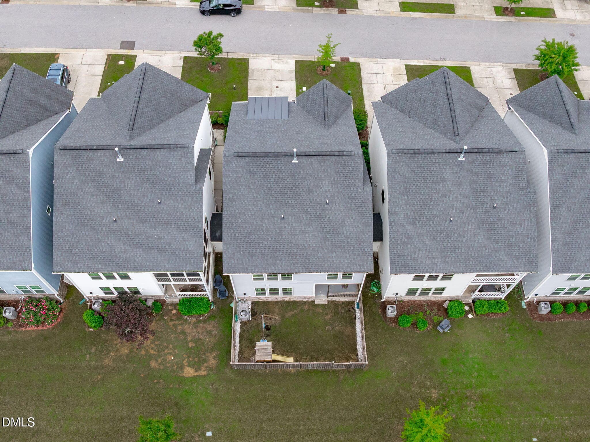 Aerial Back Top - 108 Tree Hill Lane, Holly Springs, NC 27540