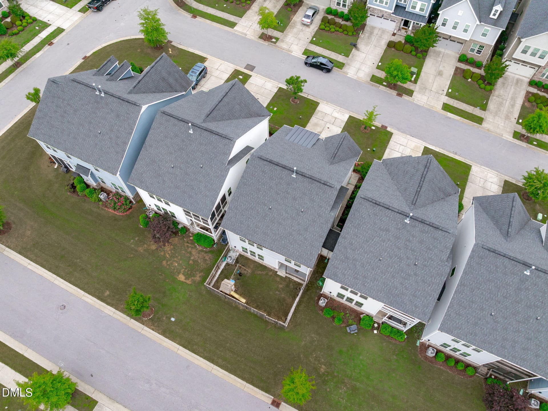 Aerial Back Corner - 108 Tree Hill Lane, Holly Springs, NC 27540