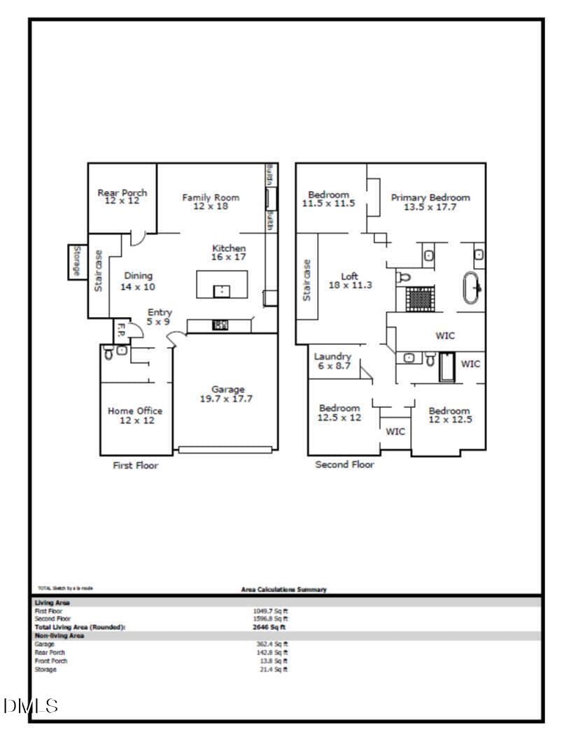 Floor Plan - 108 Tree Hill Lane, Holly Springs, NC 27540