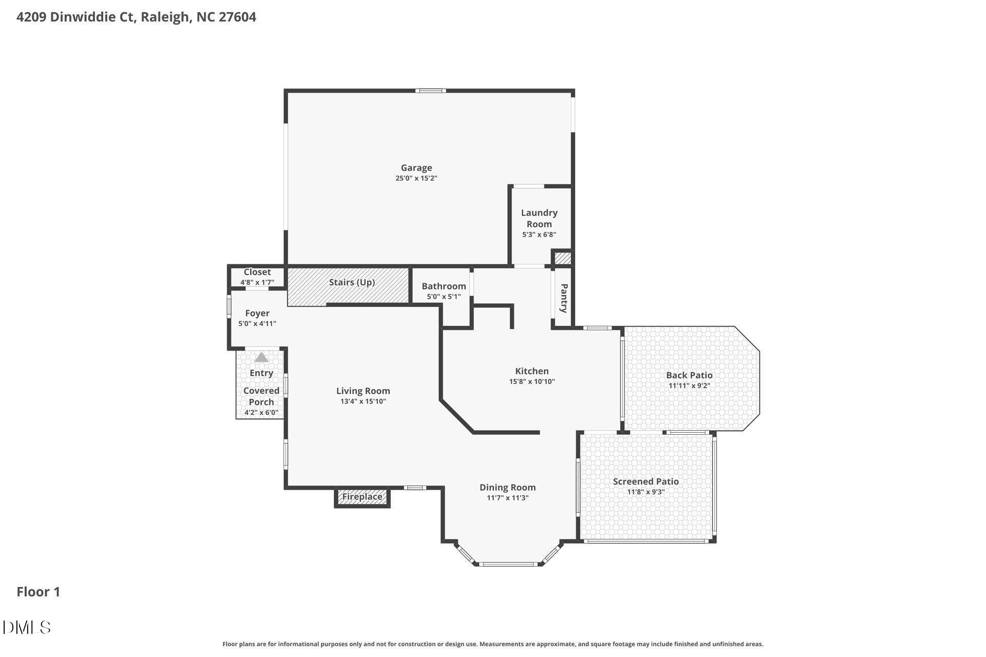001-photo-floor-plan-15337204 - 4209 Dinwiddie Court, Raleigh, NC 27604, Raleigh