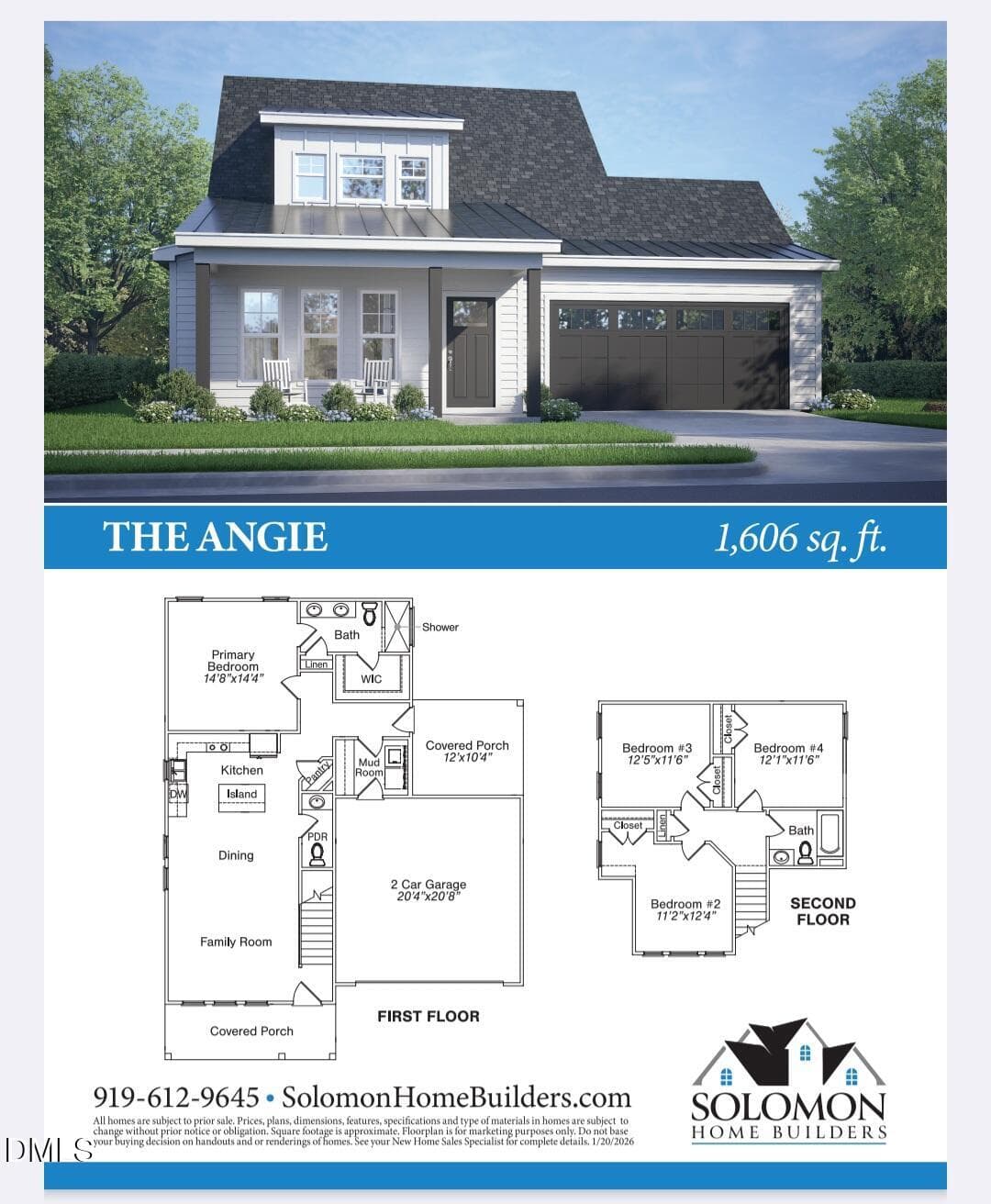 angie cutsheet - 760 Brown Road, Lillington, NC 27546