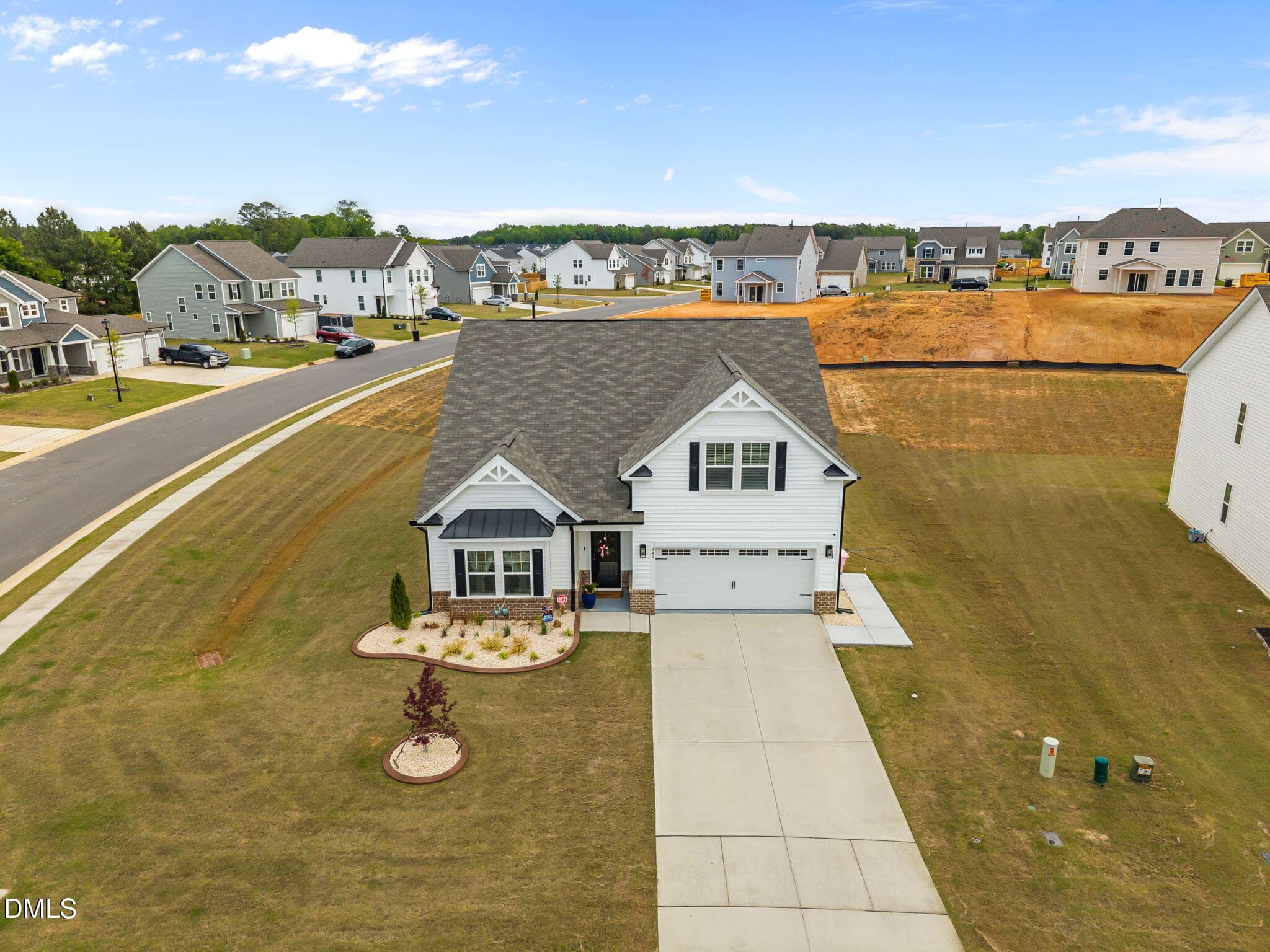 CONCRETE DRIVEWAY - 442 Winding Creek Drive, Lillington, NC 27546