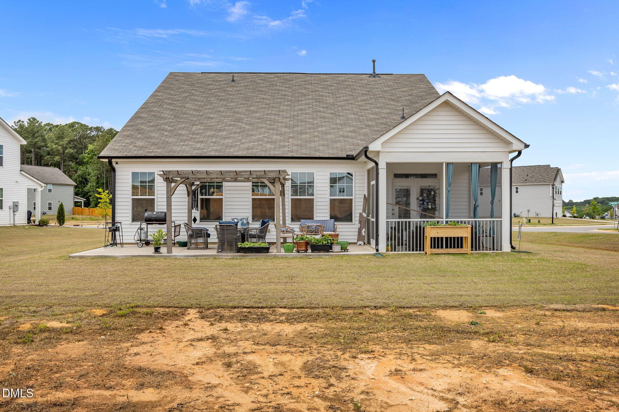 EXTERIOR BACK - 442 Winding Creek Drive, Lillington, NC 27546