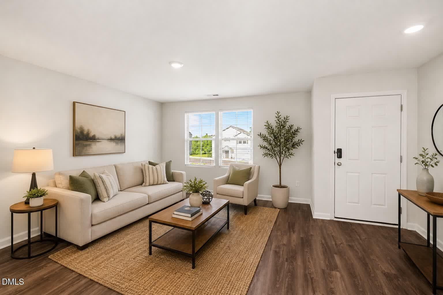 ChatGpt Staging Living Room - 331 Peacock Circle, Lexington, NC 27292