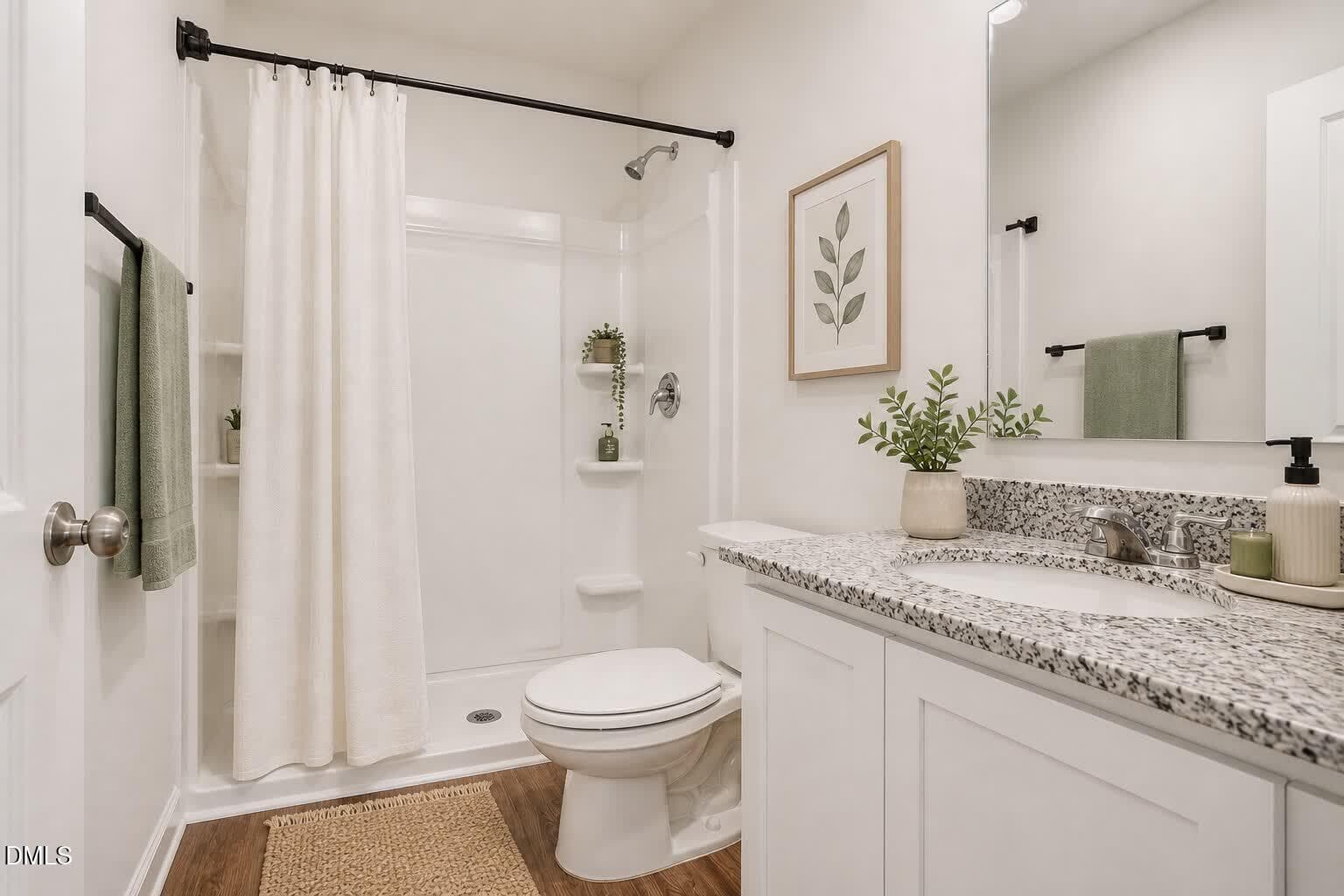 AI Staging Bathroom 2 - 331 Peacock Circle, Lexington, NC 27292