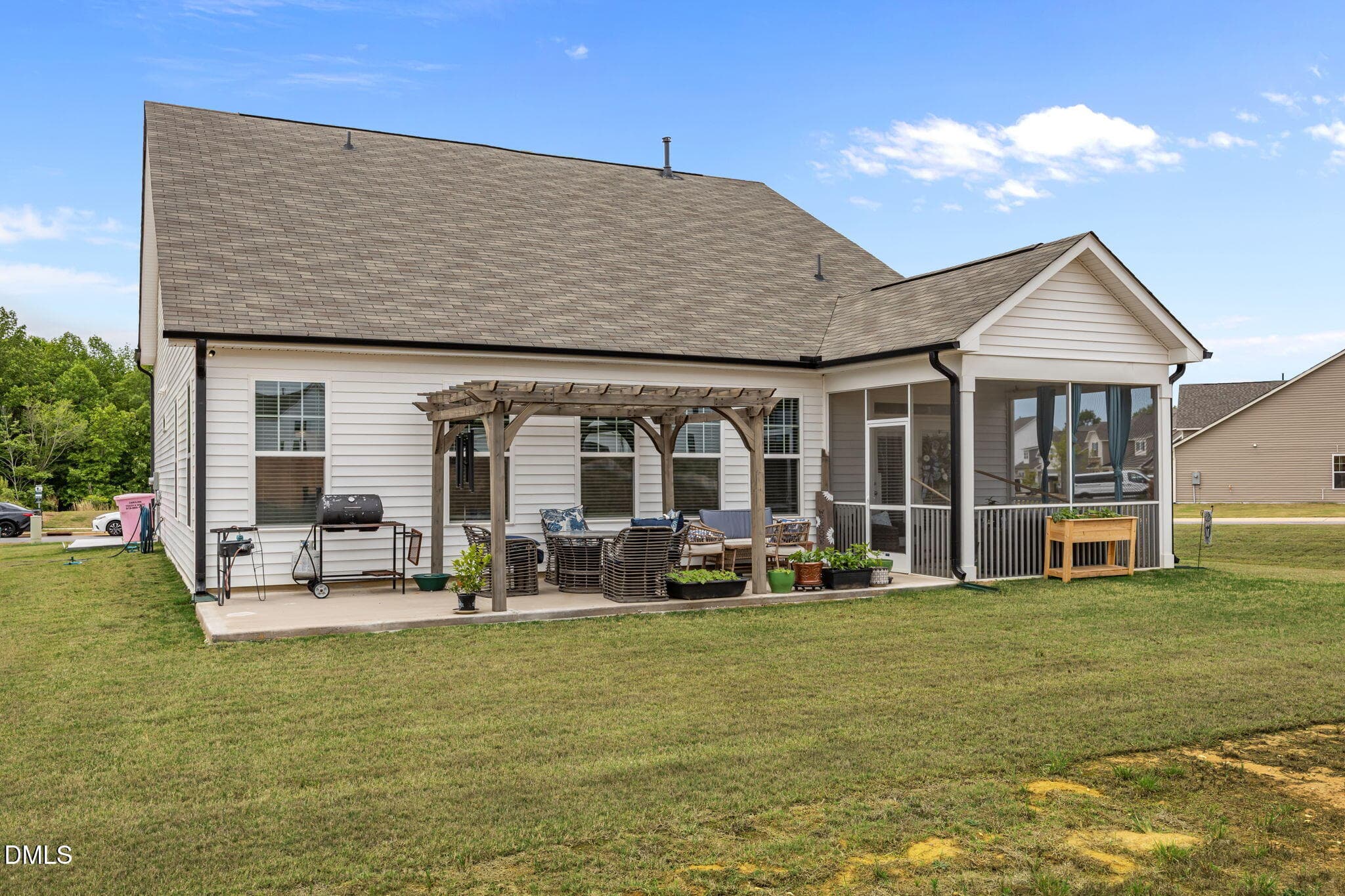 EXTERIOR REAR - 442 Winding Creek Drive, Lillington, NC 27546