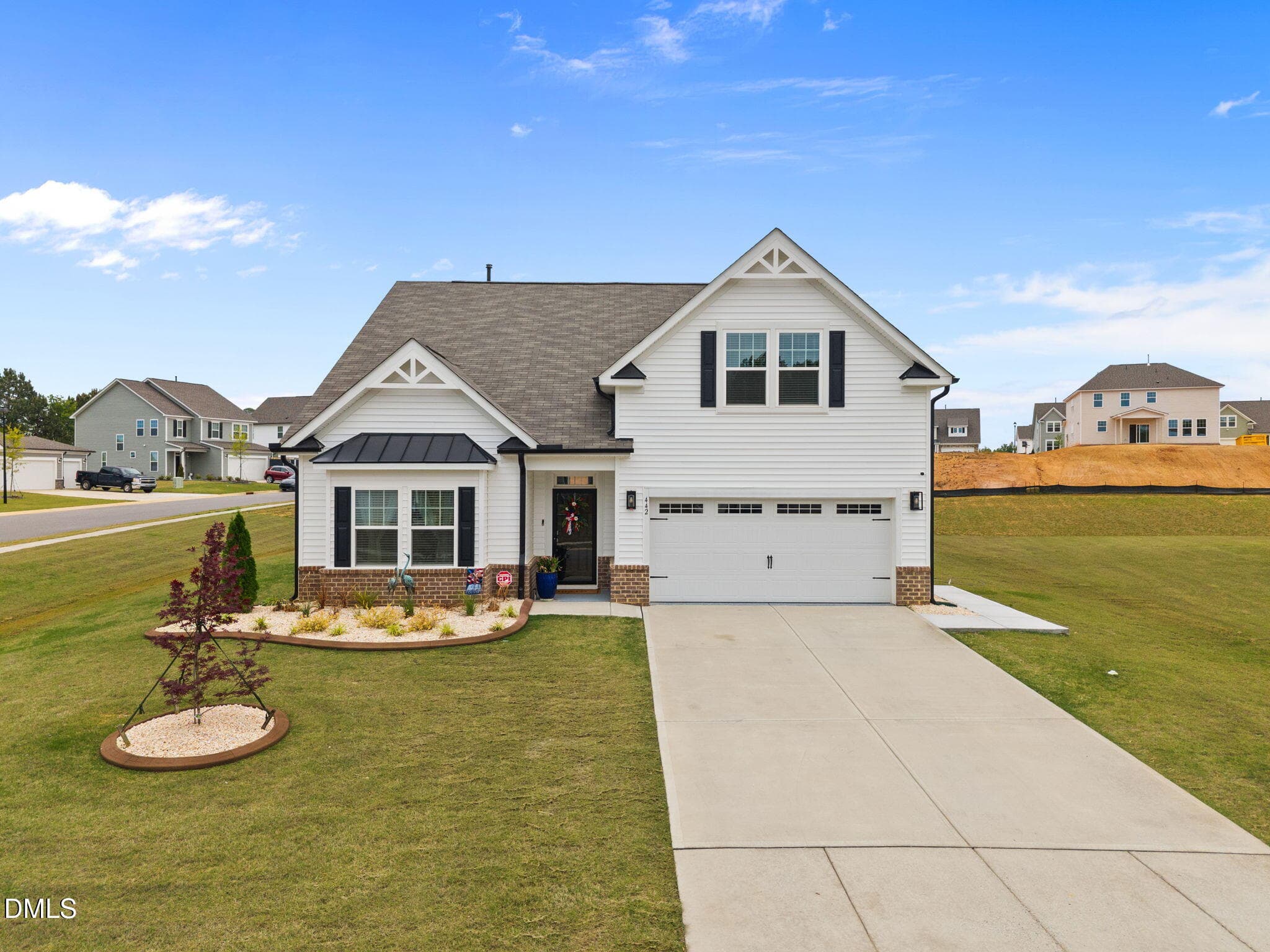 EXTERIOR FRONT! - 442 Winding Creek Drive, Lillington, NC 27546