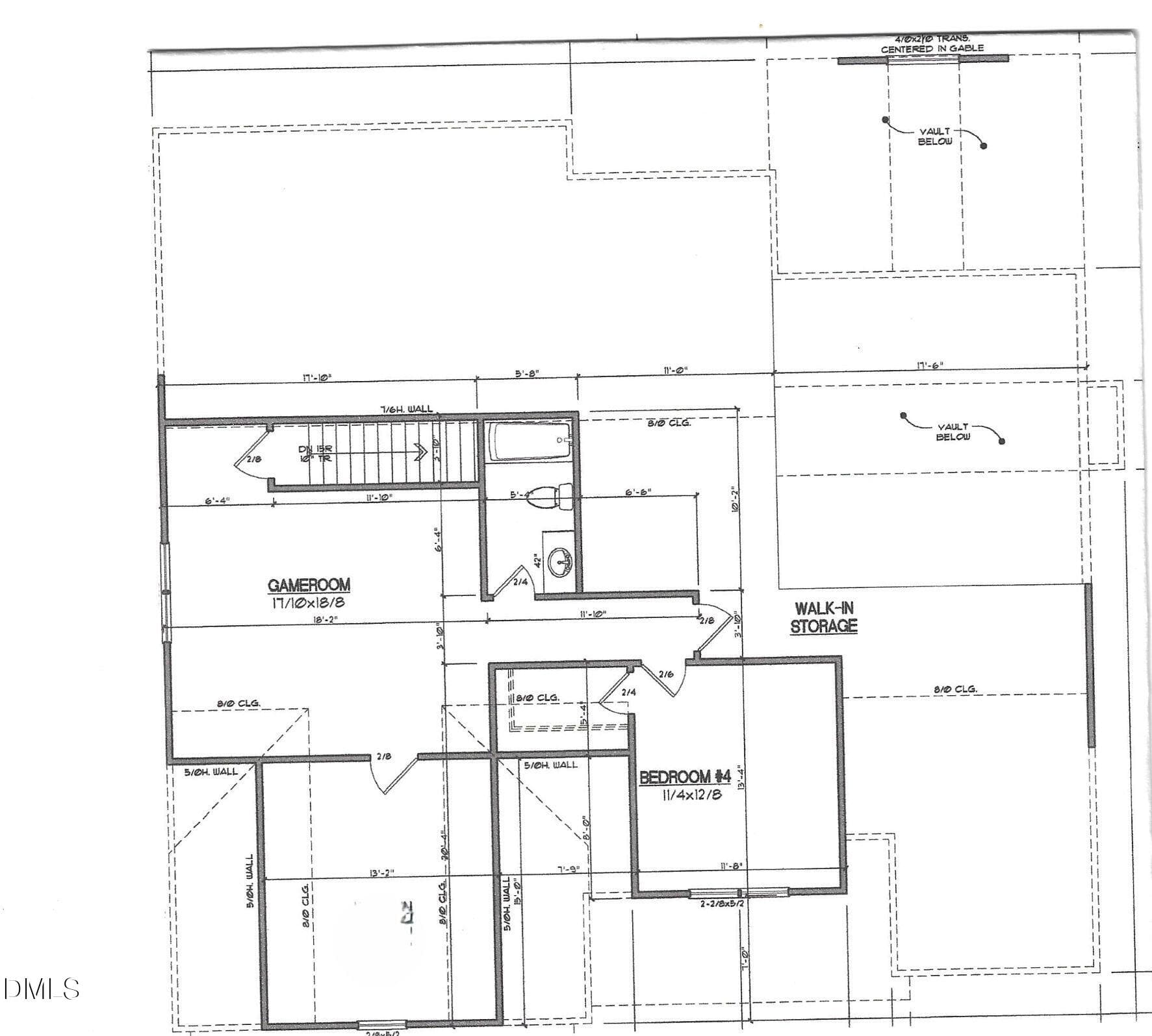 2nd floor floorplan - 3177 Keller Lane, Oxford, NC 27565