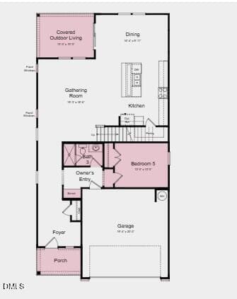 Floor Plan - 282 Blue Butterfly Drive, Angier, NC 27501
