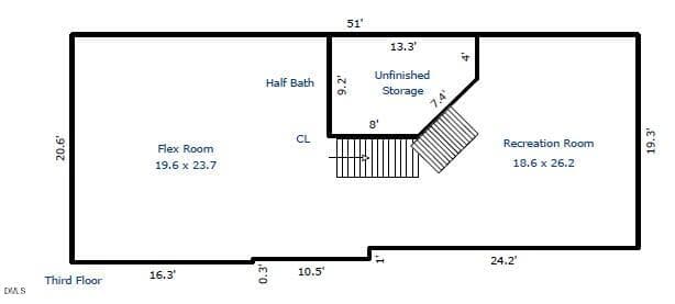 3rd Floor_208 William Henry Way - 208 William Henry Way, Cary, NC 27519, Cary