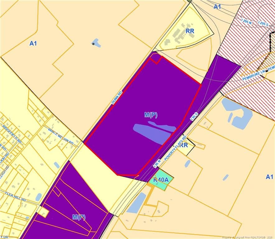 Zoning Map - Dunn Road, Eastover, NC 28312