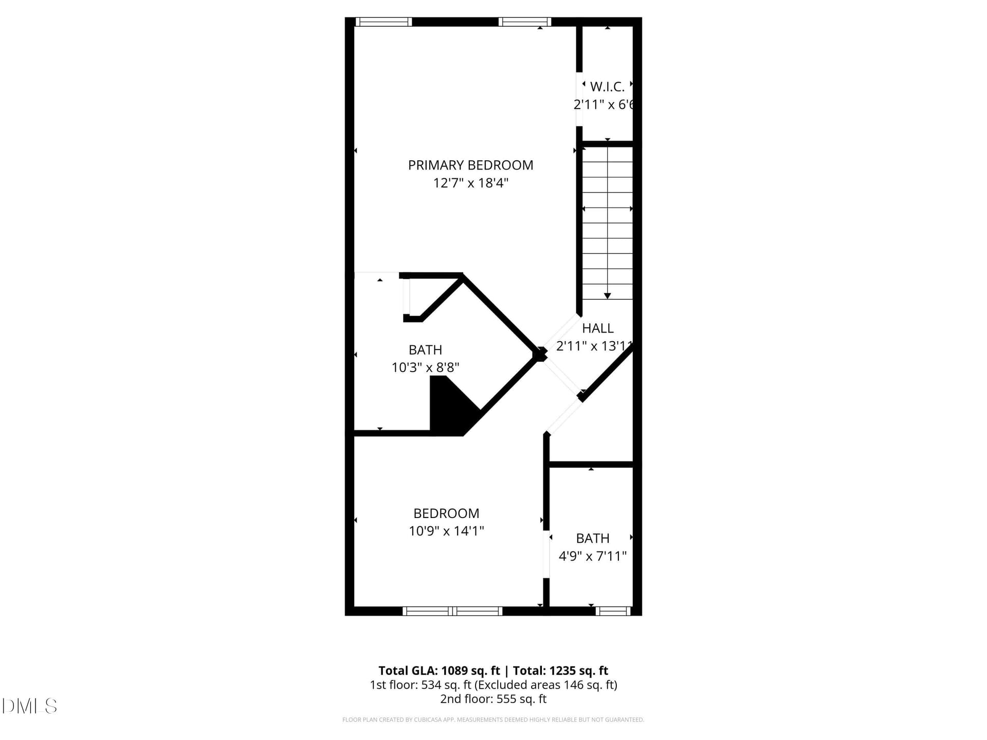 2nd_floor_109_sanair_court_apex_with_dim - 109 Sanair Court, Apex, NC 27502