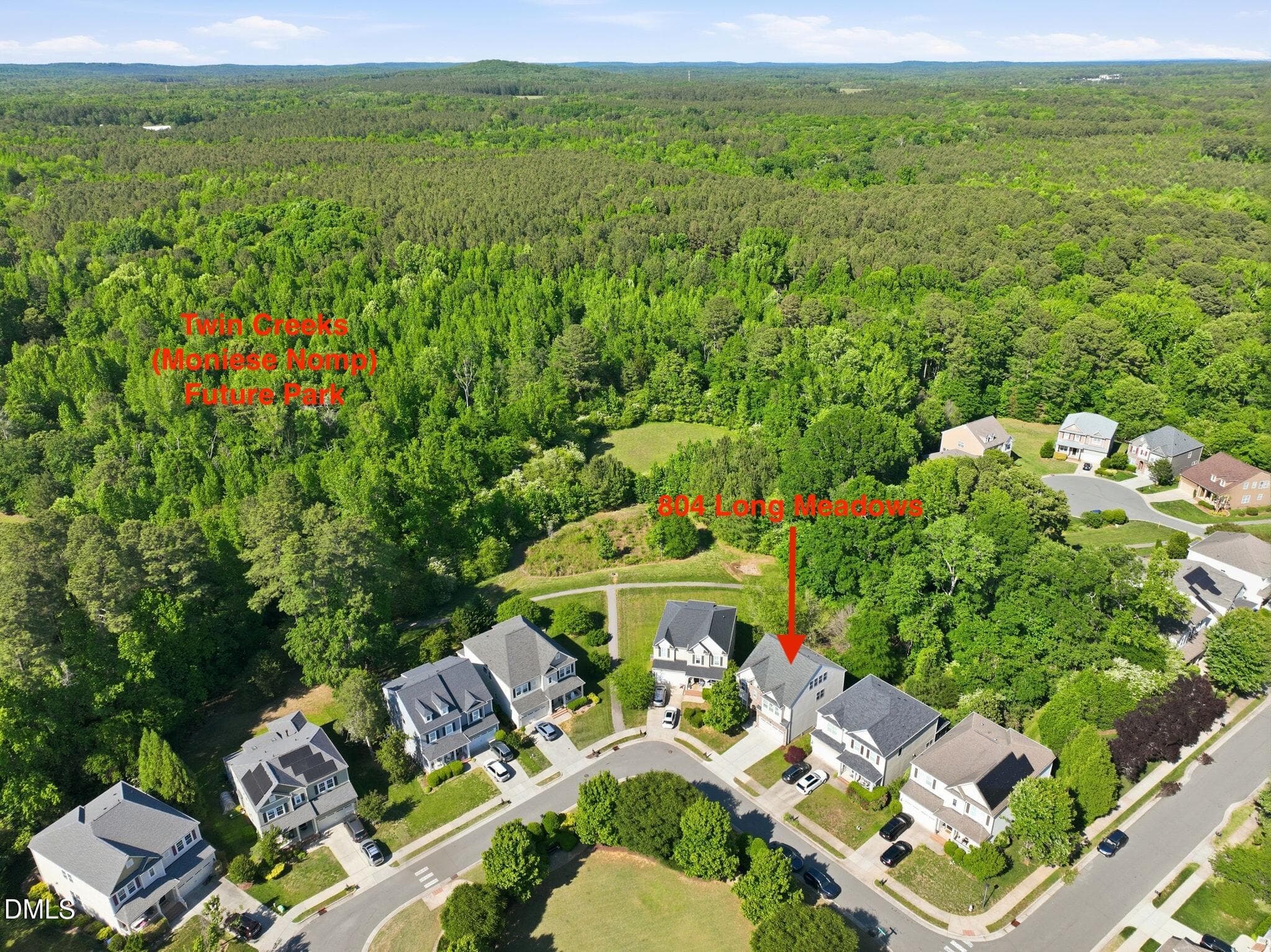 14-web-or-mls-DJI_0455 - 804 Long Meadows Road, Chapel Hill, NC 27516, Chapel Hill