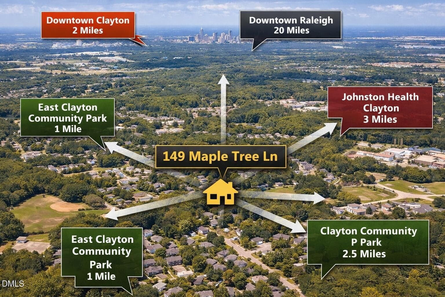 149 Maple Tree Ln Birdview - 149 Maple Tree Lane, Clayton, NC 27527