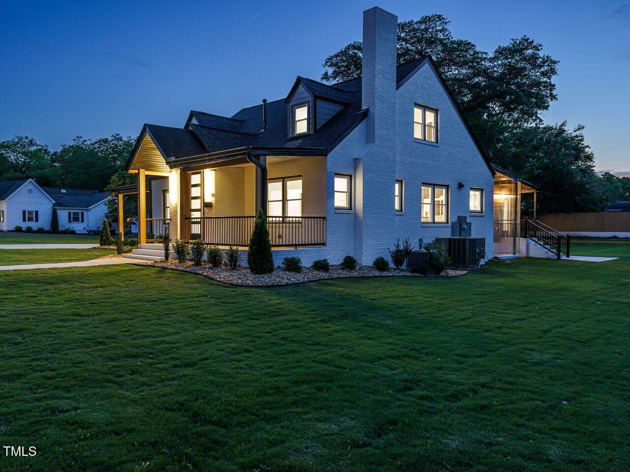 Corner-view-night - 316 Barbour Street, Clayton, NC 27520