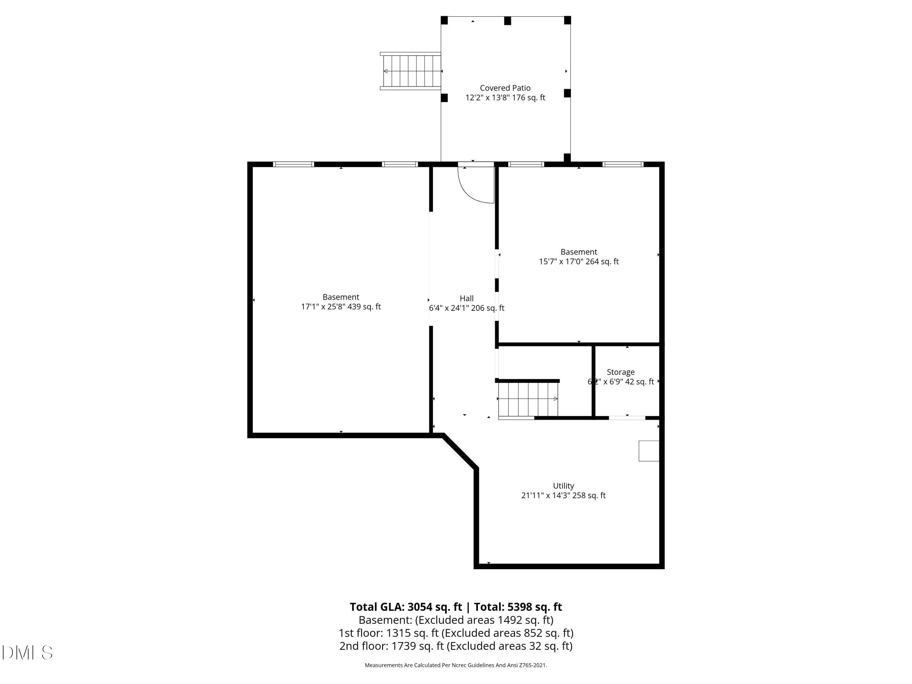 Basement - 128 Pointe Park Circle, Holly Springs, NC 27540