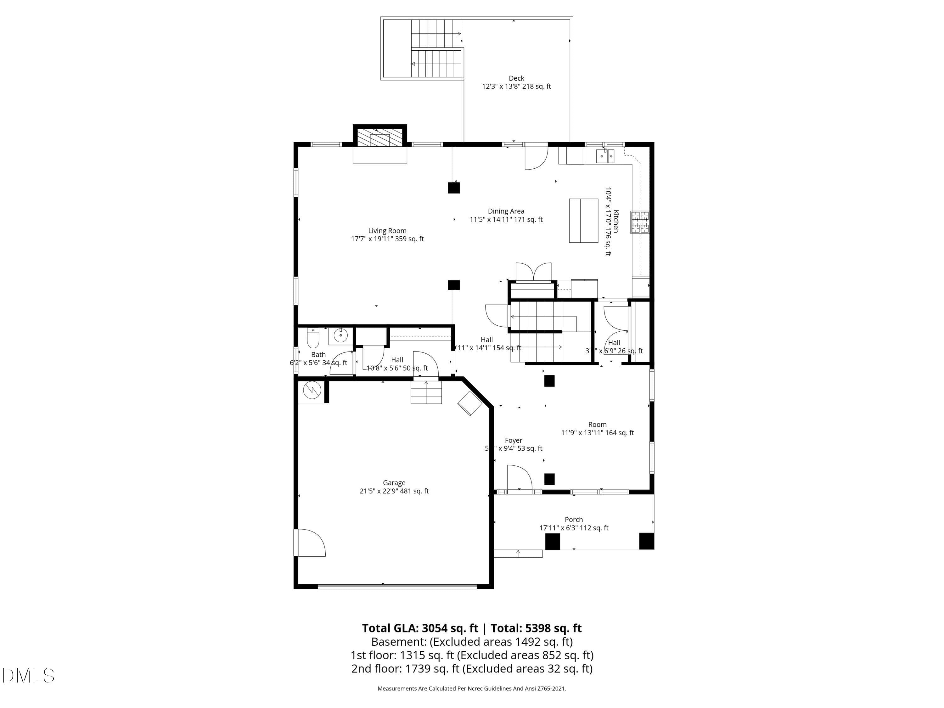 Main Floor - 128 Pointe Park Circle, Holly Springs, NC 27540