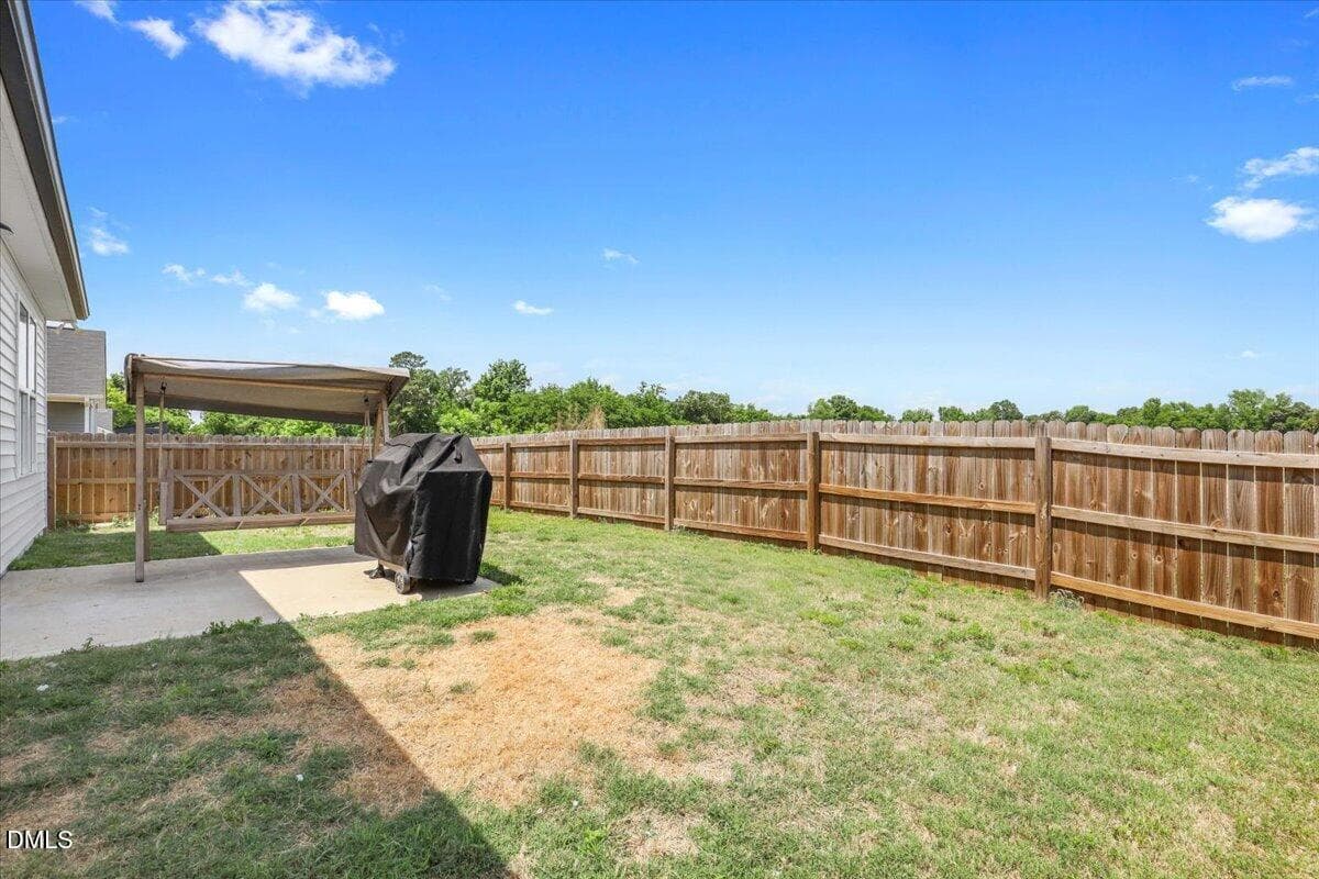 backyard - 619 Sturgeon Street, Smithfield, NC 27577