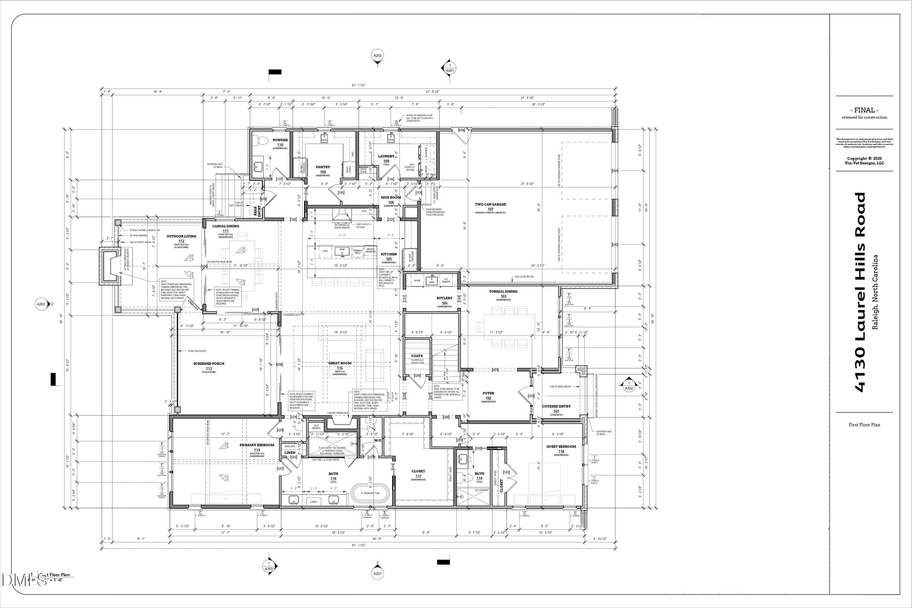 Laurel Hills Road Plans 2-25-26_page-000 - 4130 Laurel Hills Road, Raleigh, NC 27612, Raleigh