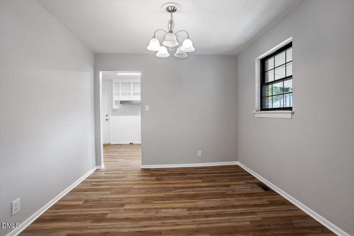Dining Room View to Kitchen - 424 Como Drive, Raleigh, NC 27610, Raleigh