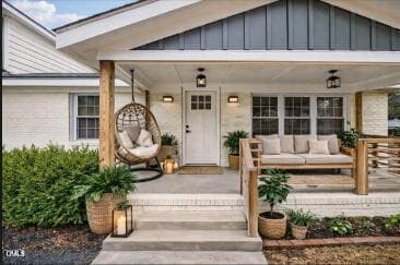 front porch - 117 W Allen Street, Four Oaks, NC 27524