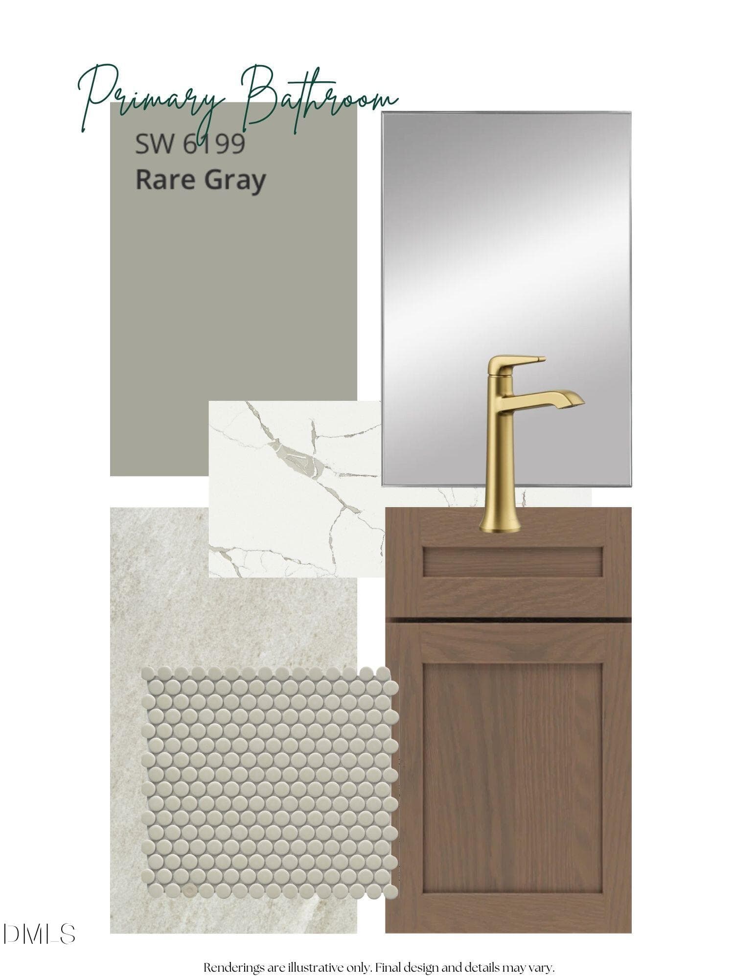 Primary Bath Concept - 5904 Leone Pride Circle, Raleigh, NC 27603, Raleigh