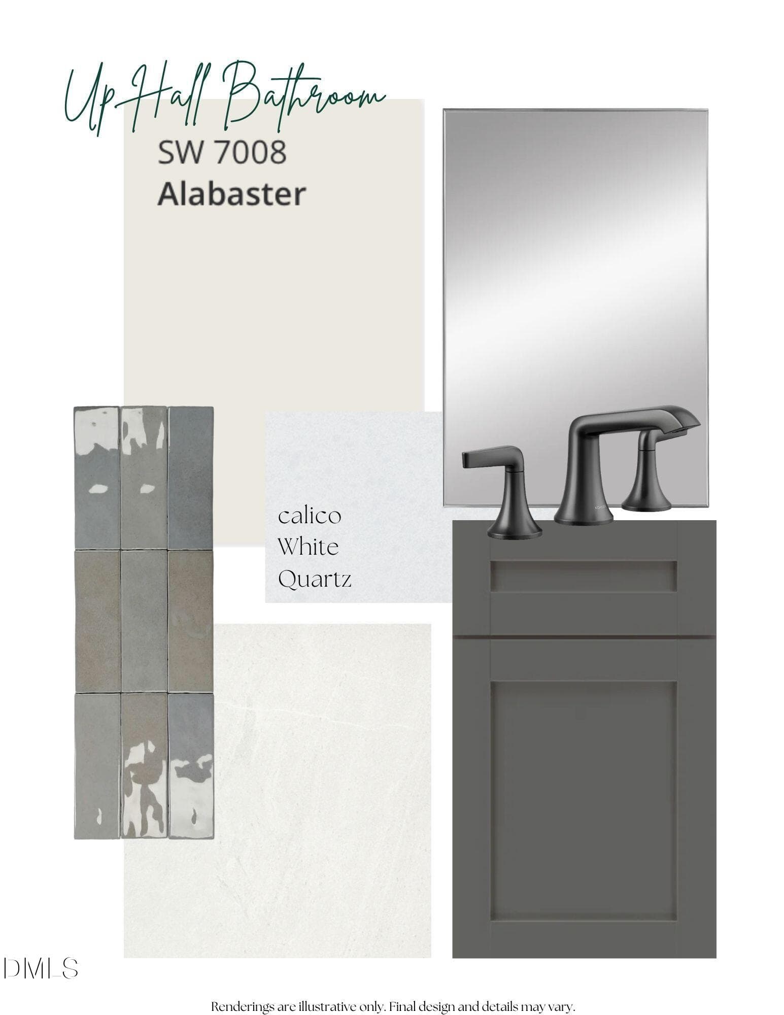 Up Hall Bathroom Concept - 5904 Leone Pride Circle, Raleigh, NC 27603, Raleigh
